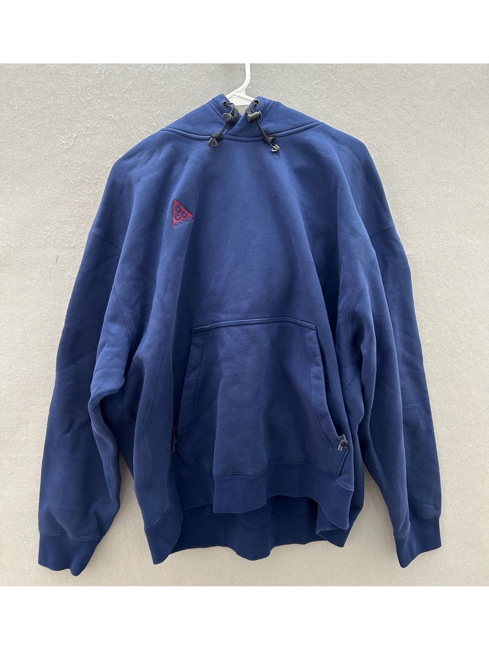 Nike ACG Navy Blue Heavyweight Hoodie Mens size XL